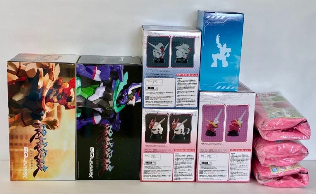 ガンダムフィギュア ハロエアぐるみ　限界突破　万博 SEED スピーカー 9点