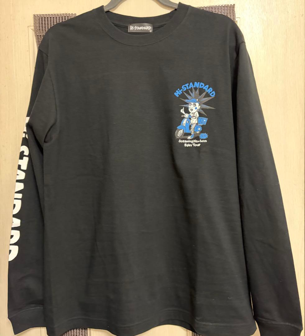 ハイスタ Hi-STANDARD ロンT ブラック L