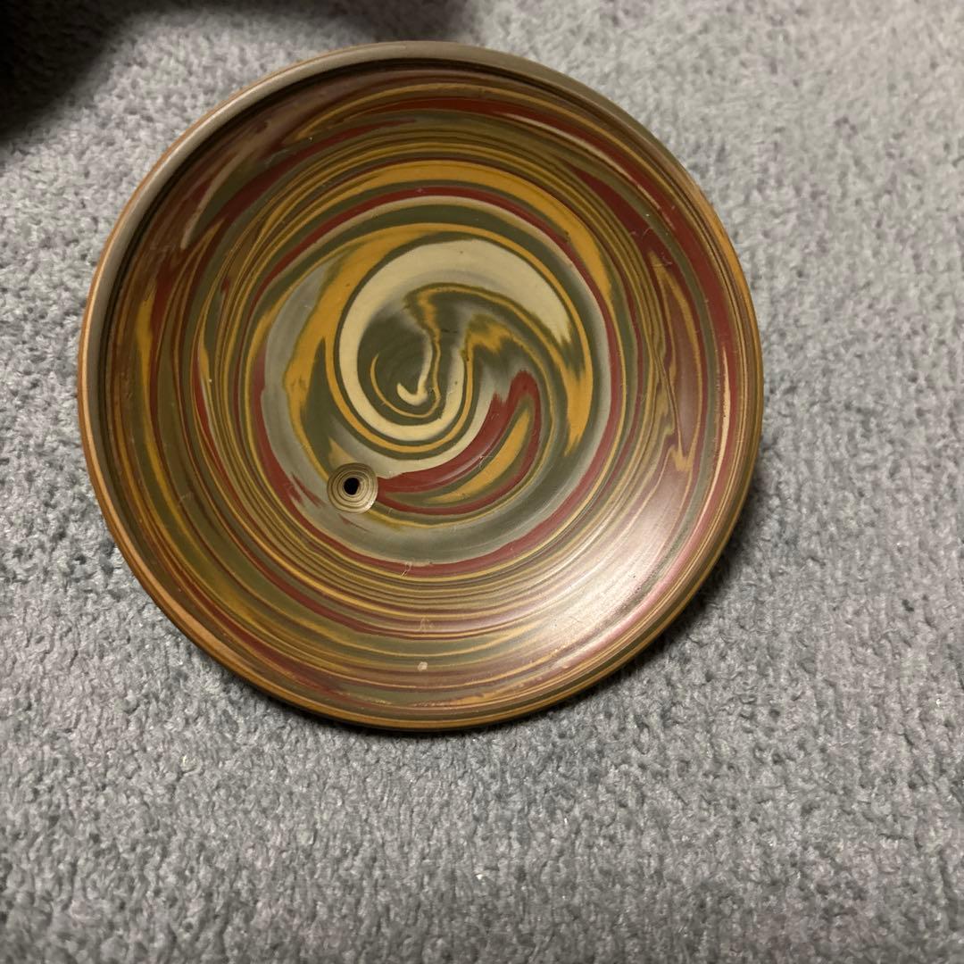 常滑焼　練込網目カット文急須　2個セット　小西友仙作