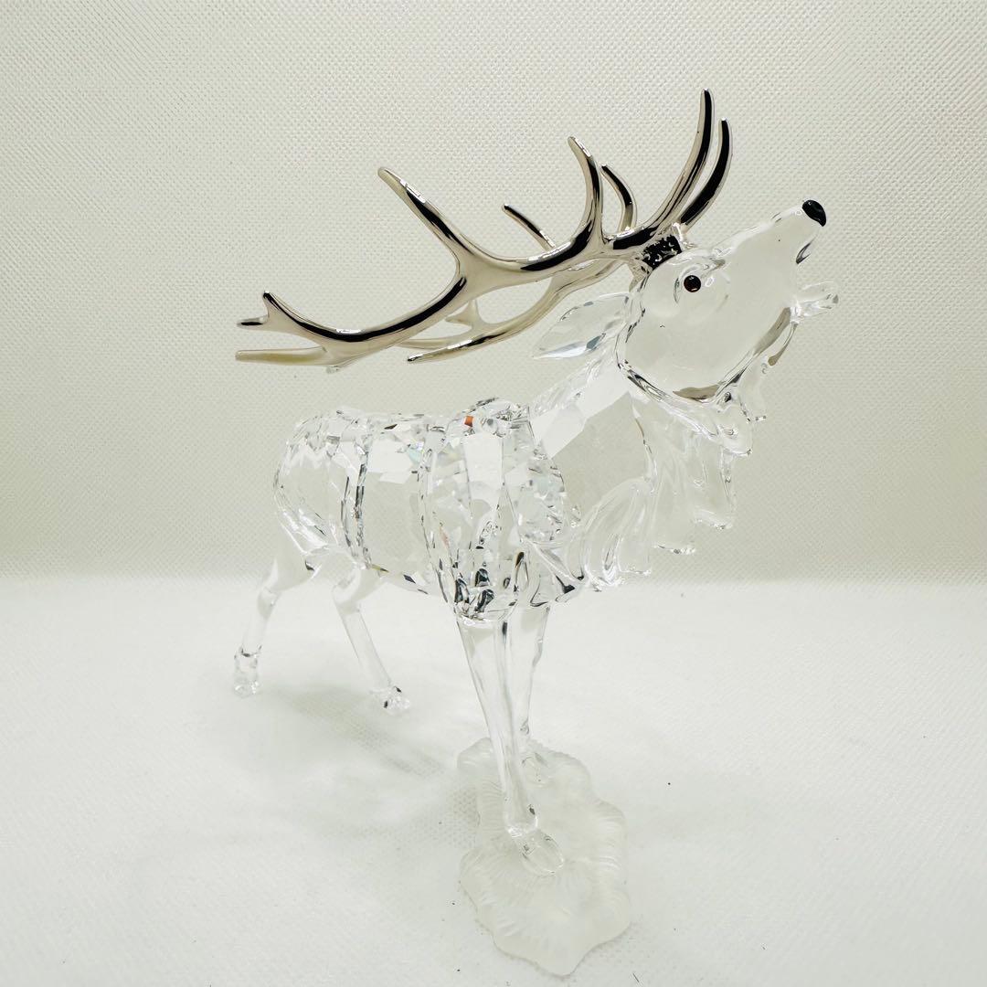 【希少 廃盤品】スワロフスキー 雄ジカ 291431 STAG 置物 オブジェ