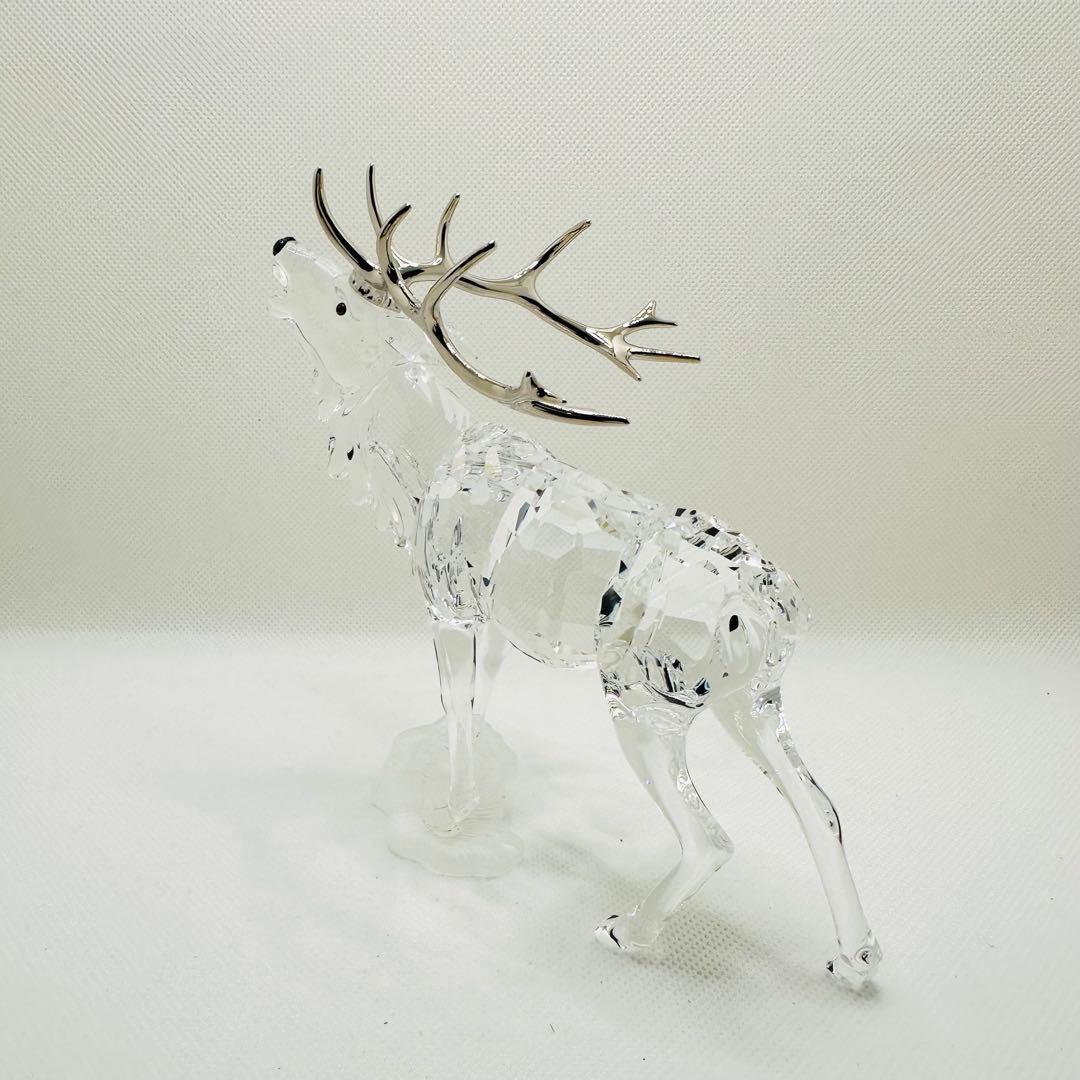 【希少 廃盤品】スワロフスキー 雄ジカ 291431 STAG 置物 オブジェ
