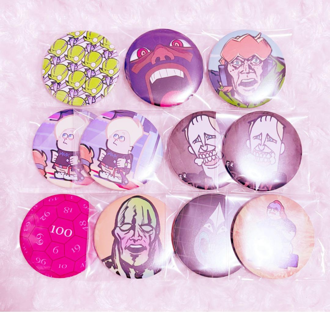 パンティ＆ストッキング TRIGGER缶バッジくじ 100種 31点 まとめ売り