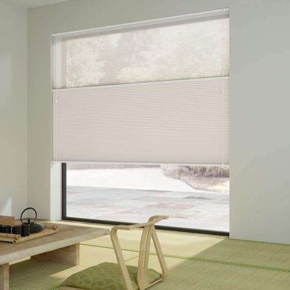 【値下げ】未使用　ハニカムシェード シアーアイボリー 174.5×185