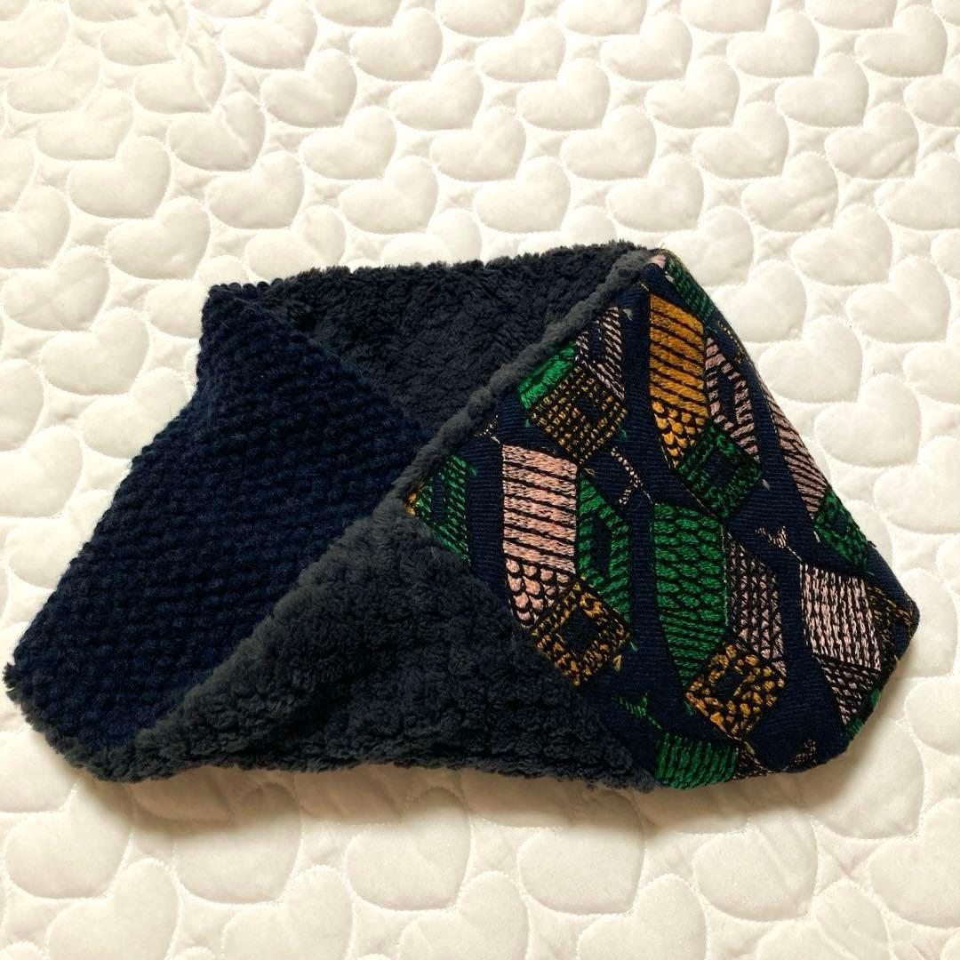 【最終価格】758 ひねりスヌード　ネックウォーマー　village ヴィレッジ