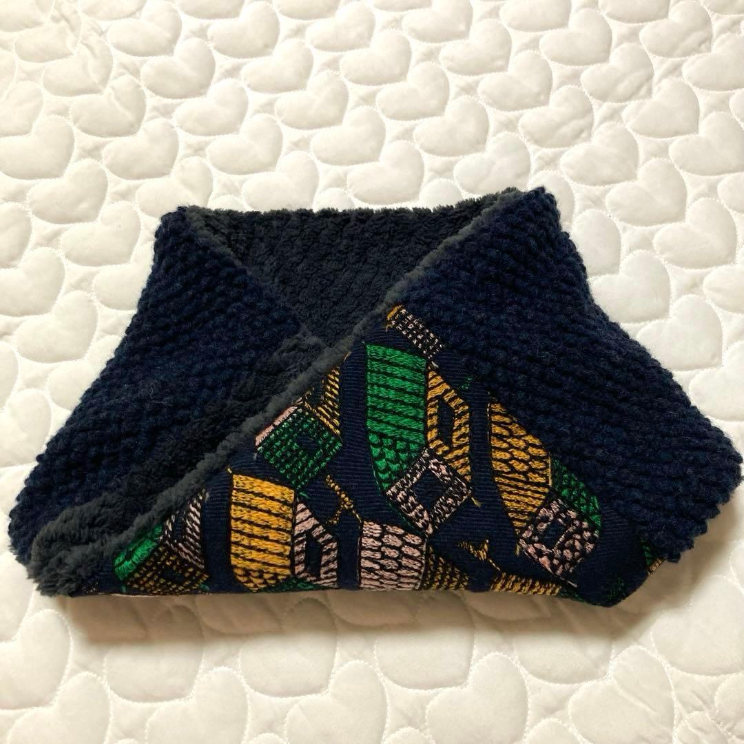 【最終価格】758 ひねりスヌード　ネックウォーマー　village ヴィレッジ