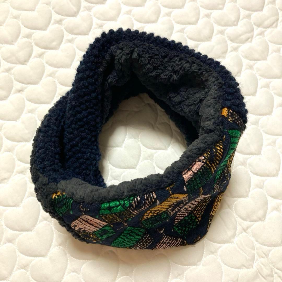 【最終価格】758 ひねりスヌード　ネックウォーマー　village ヴィレッジ