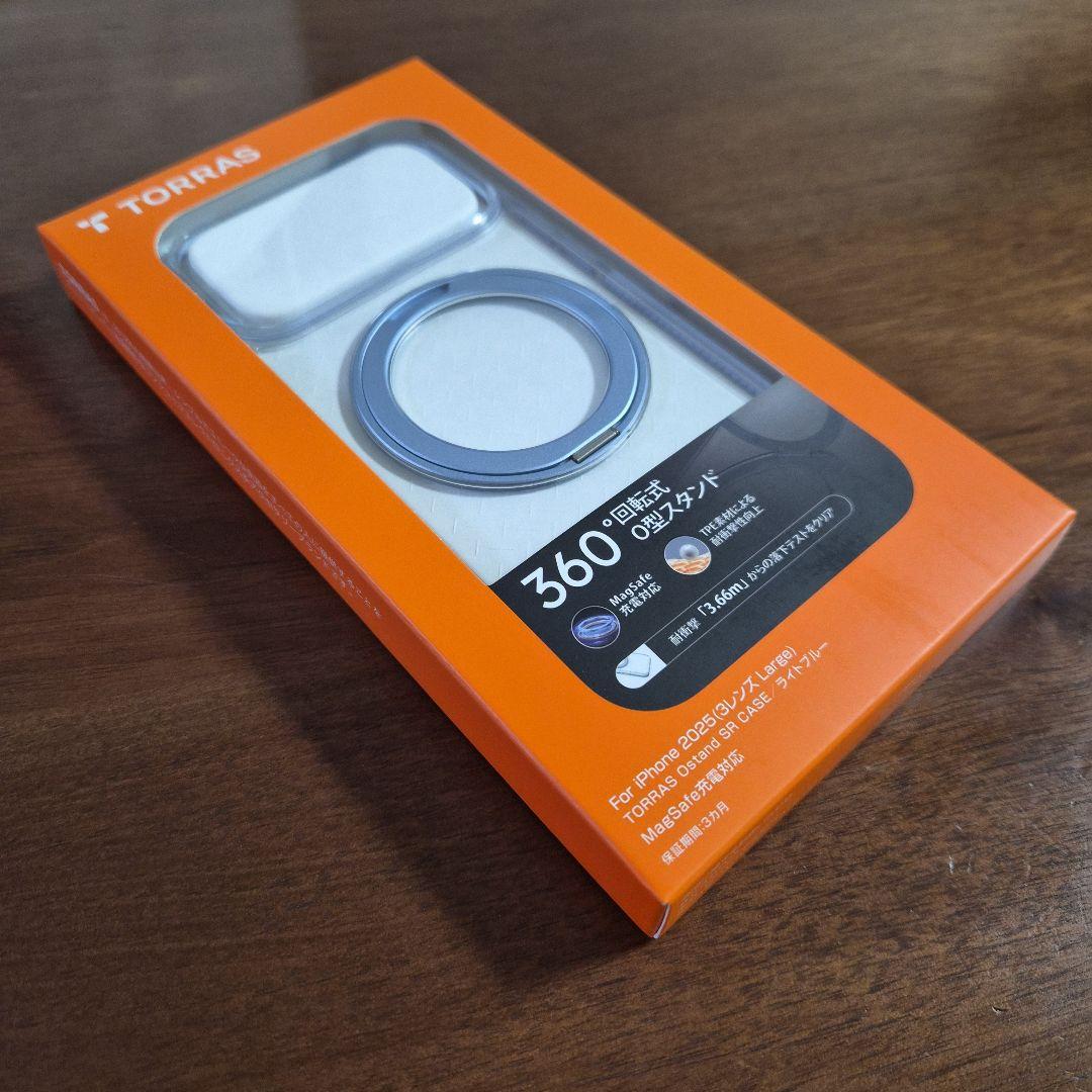 iPhone17ProMax TORRAS Ostand SR CASE／ブルー