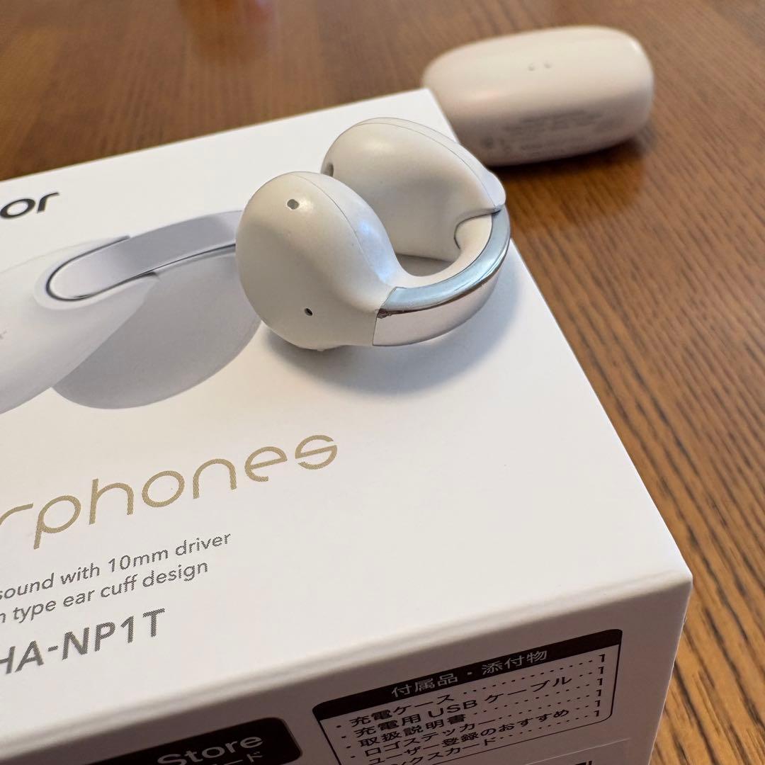 Victor HA-NP1T-W ワイヤレスイヤホン オフホワイト