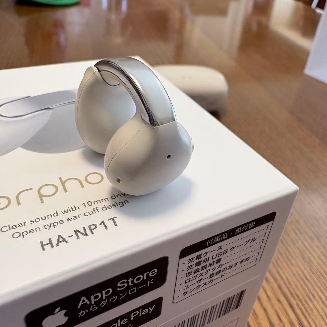 Victor HA-NP1T-W ワイヤレスイヤホン オフホワイト