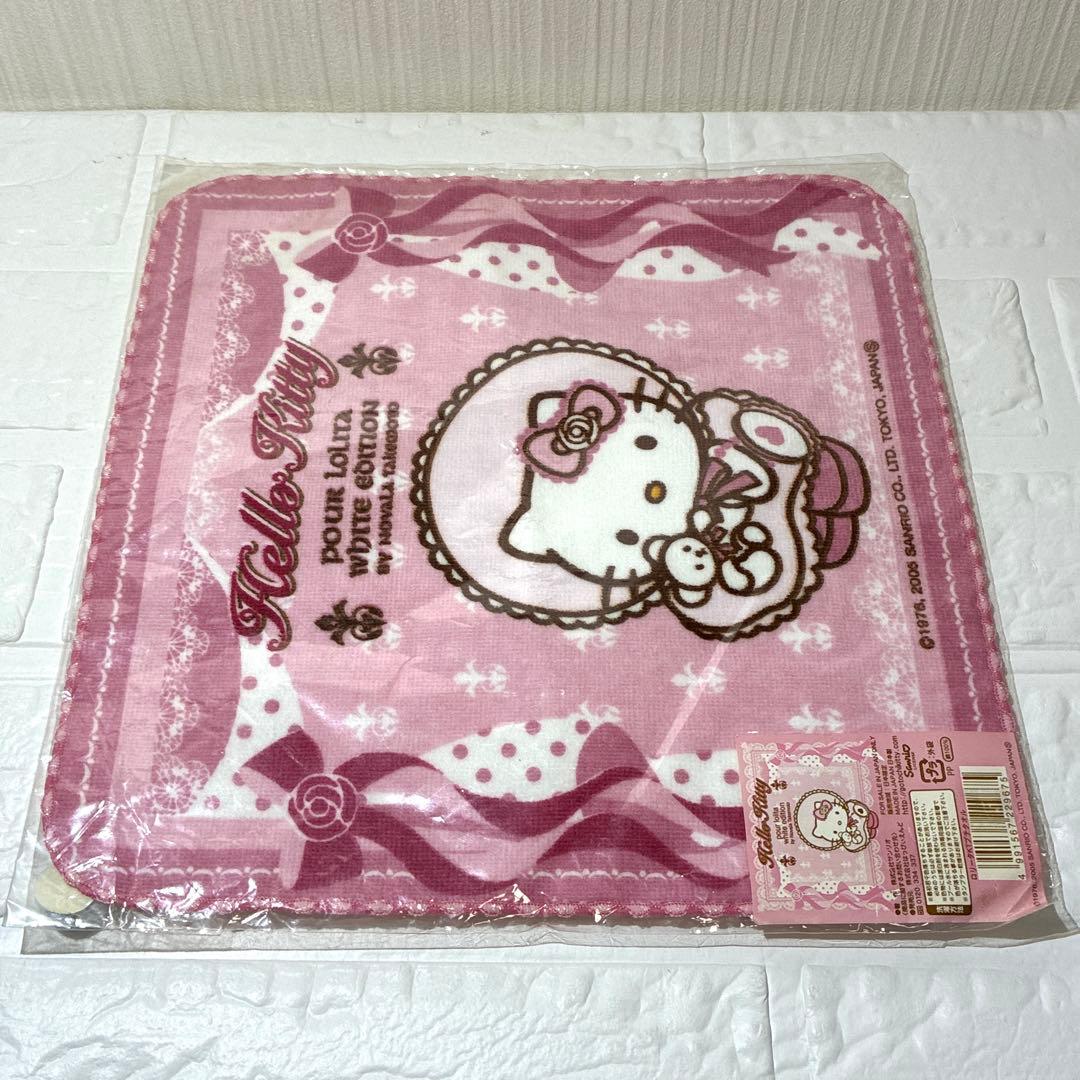 嶽本野ばら　ハローキティ　コラボ　ロリータキティ　ハンドタオル