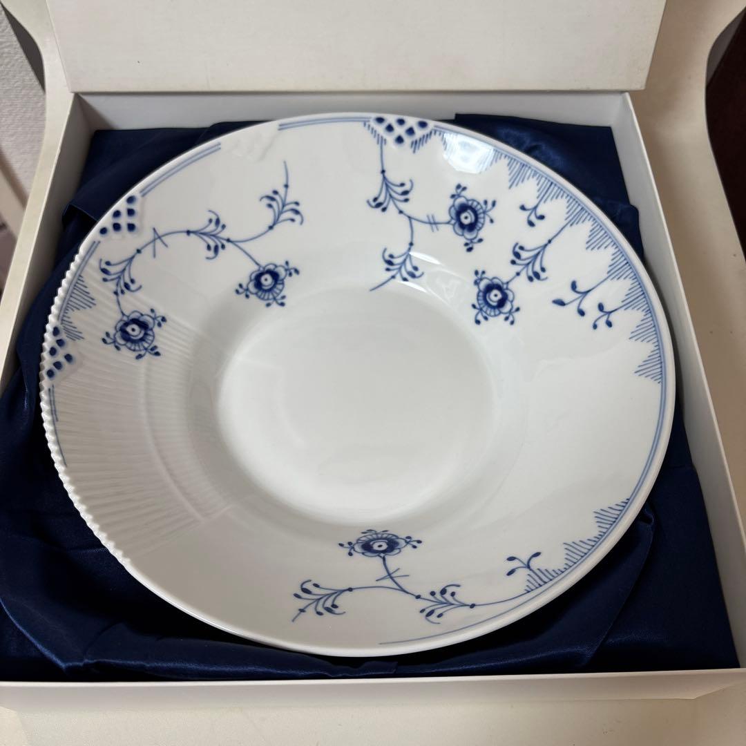 ロイヤルコペンハーゲン　ブルーエレメンツディーププレート25㎝