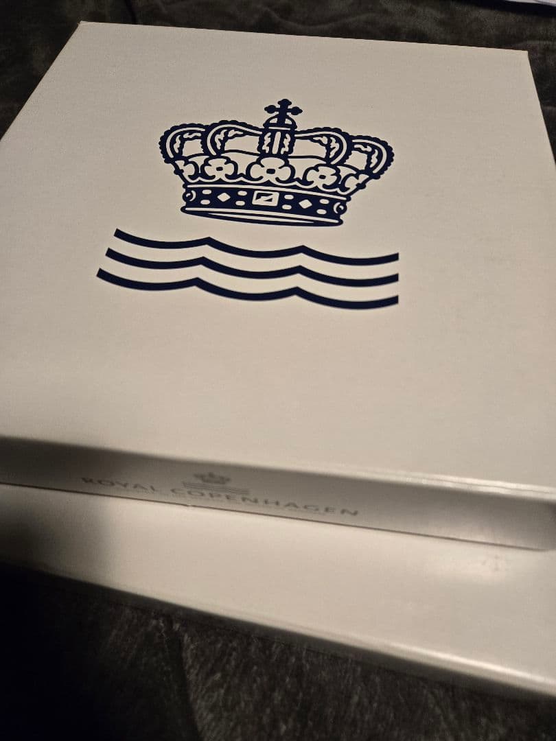 [ネイビ２枚] 直径20cm ロイヤルコペンハーゲン　ニューシグネチャー