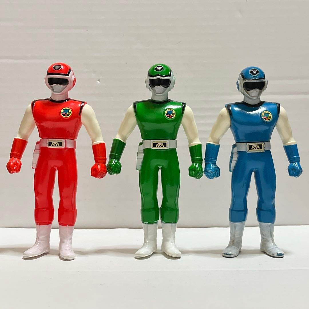 ☆フラッシュマン ソフビ 5体セット☆2