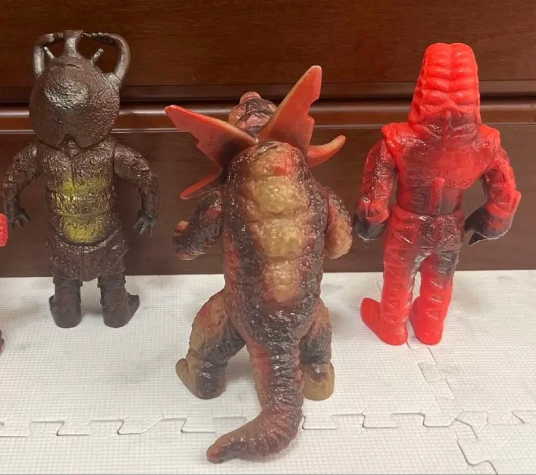 ポピー怪獣足製5体ソフビ