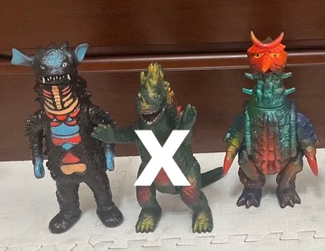 ポピー怪獣足製5体ソフビ