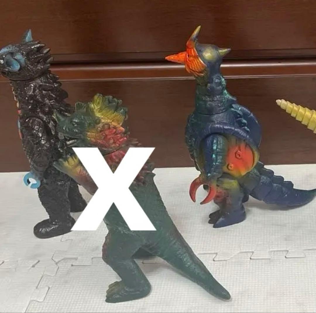 ポピー怪獣足製5体ソフビ