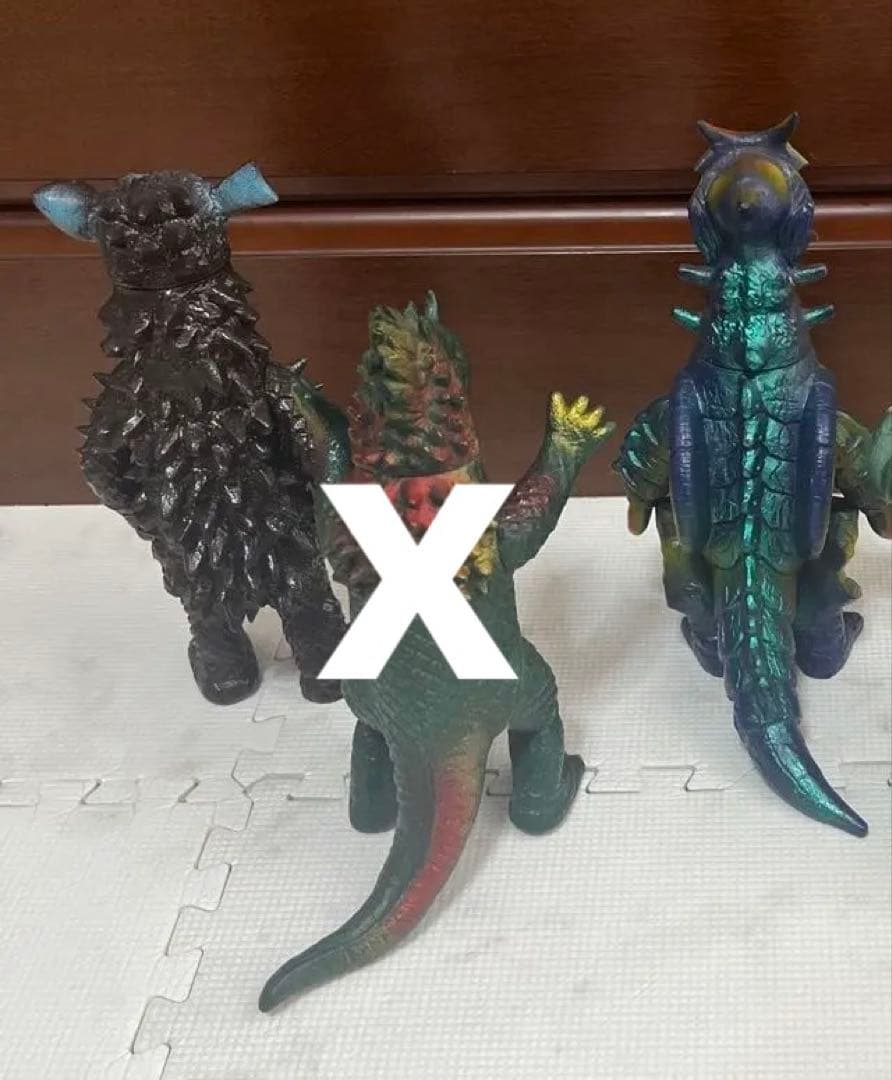 ポピー怪獣足製5体ソフビ