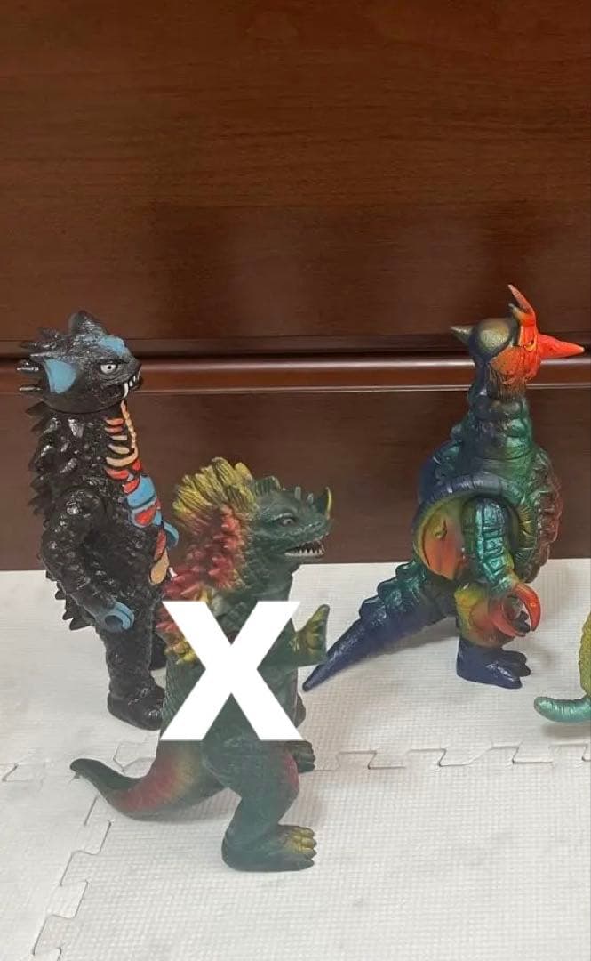 ポピー怪獣足製5体ソフビ