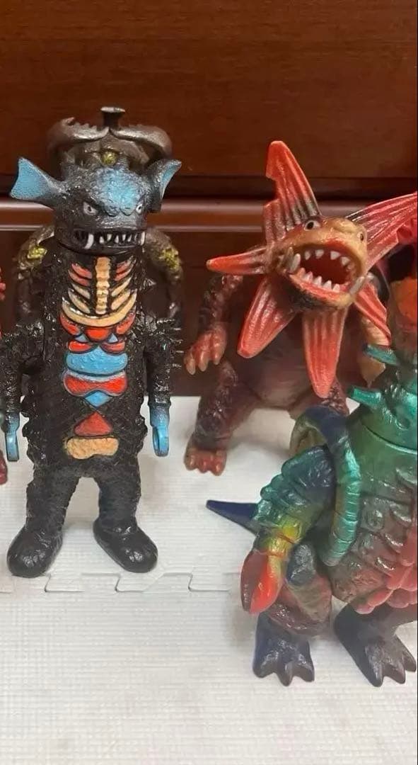 ポピー怪獣足製5体ソフビ