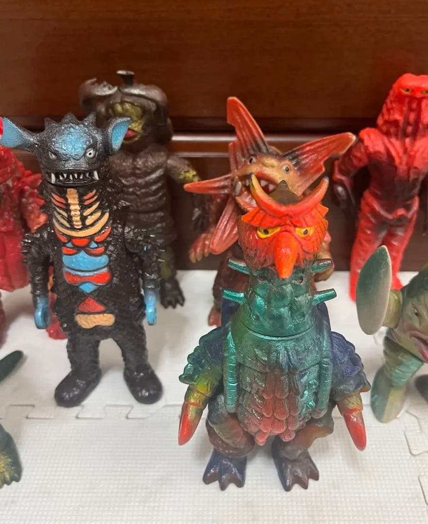 ポピー怪獣足製5体ソフビ