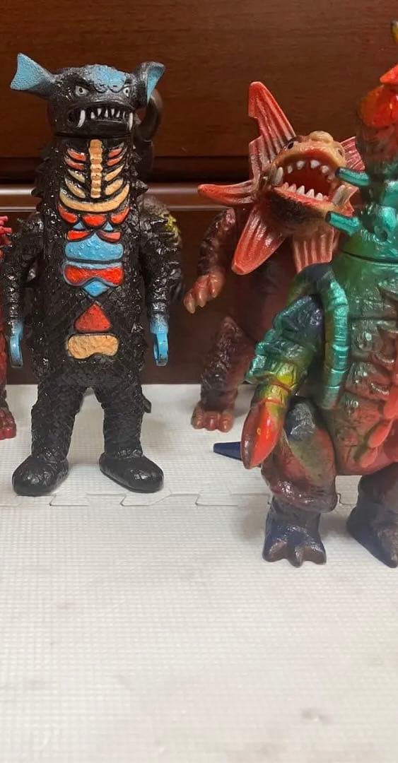 ポピー怪獣足製5体ソフビ