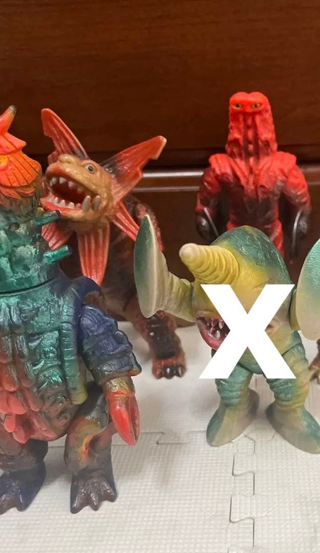 ポピー怪獣足製5体ソフビ