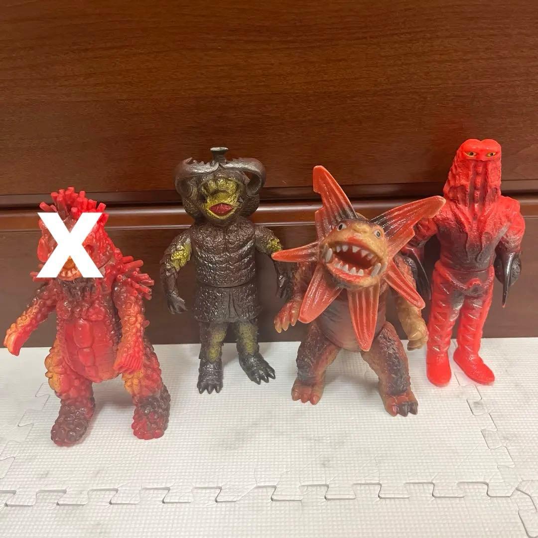 ポピー怪獣足製5体ソフビ