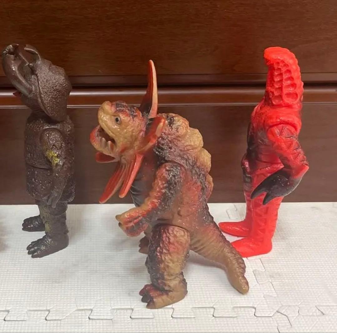 ポピー怪獣足製5体ソフビ