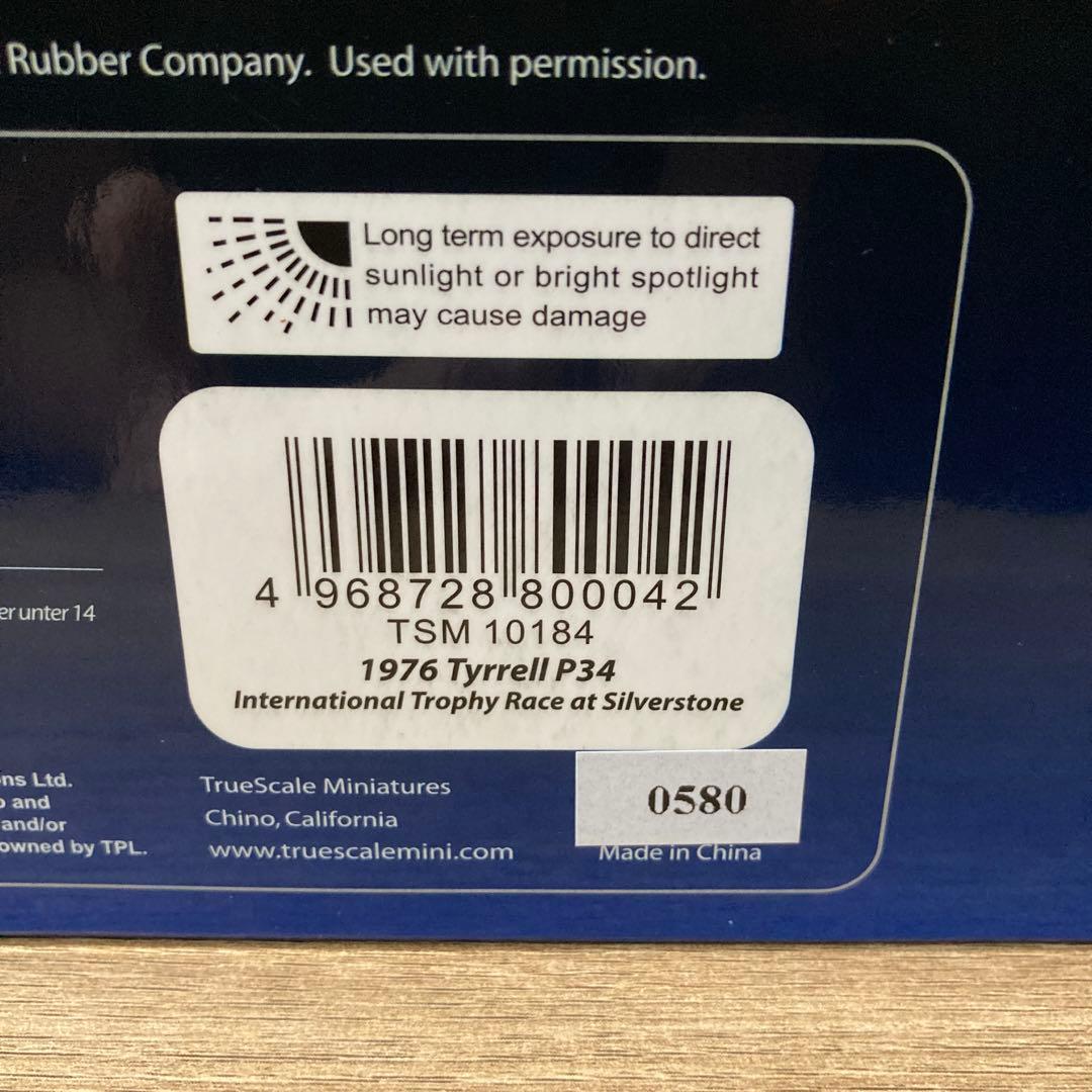 TSMトゥルースケール1/18TyrrellP341976Silverstone