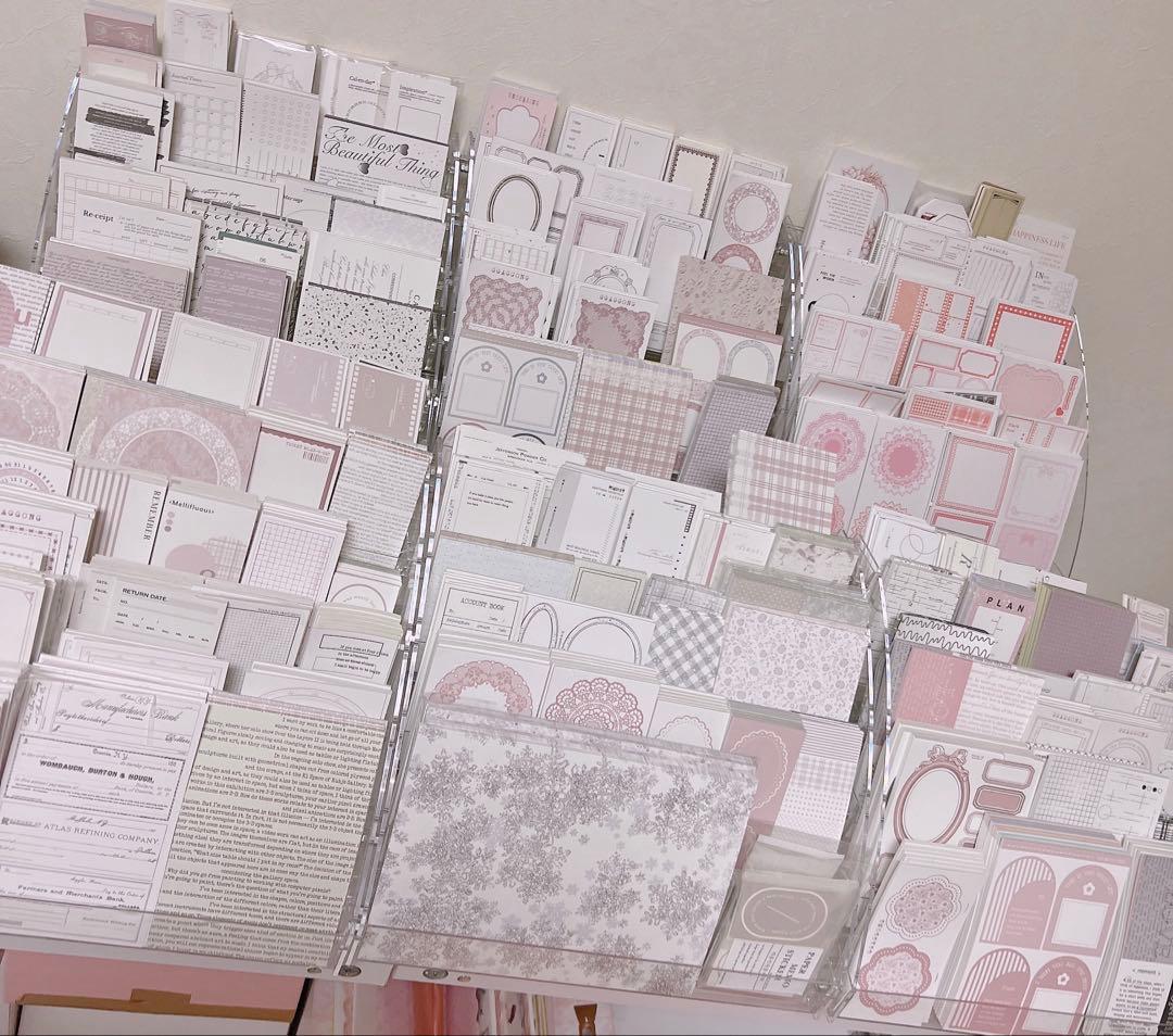 紙モノ コラージュ素材 海外作家 デザペ 人物ステッカー まとめ売り