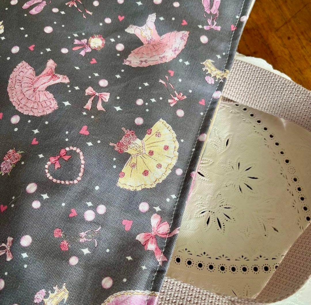 入園入学3点セット♡レッスンバッグ　上靴入れ　お着替え入れ　女の子　バレリーナ