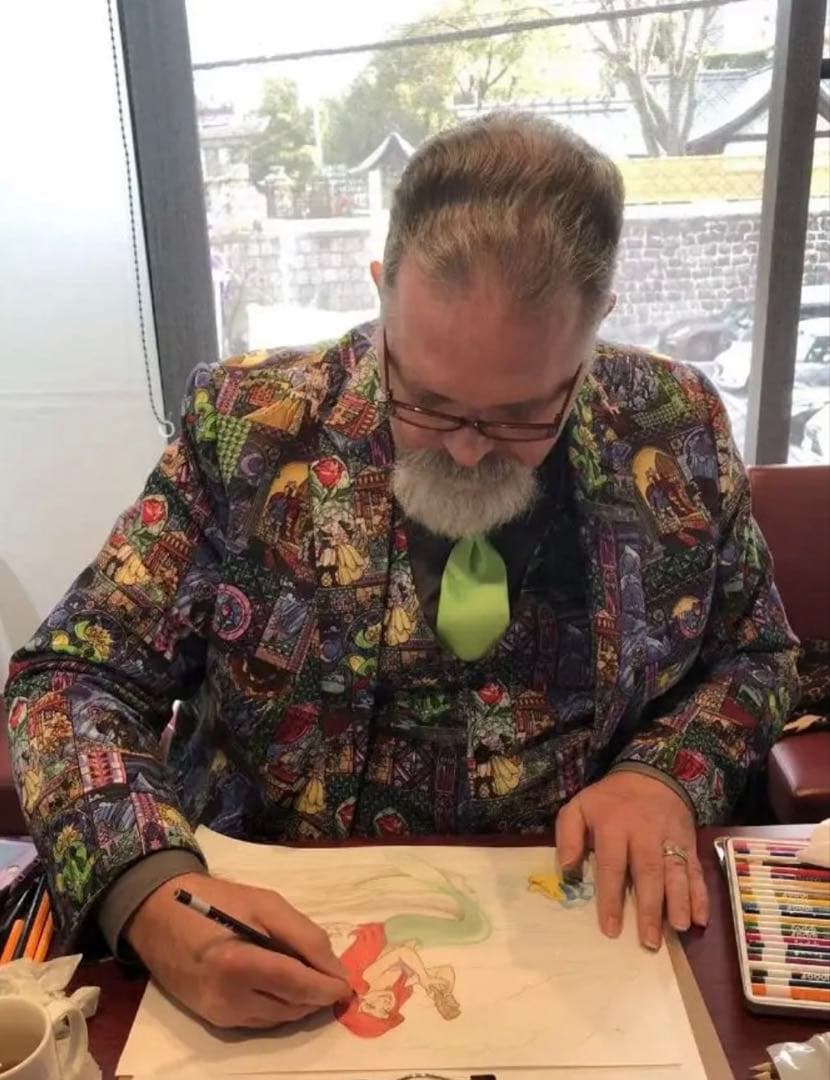 リトルマーメイド作家フィロ・バンハード画伯の原稿（ウルスラUrusura等）4枚