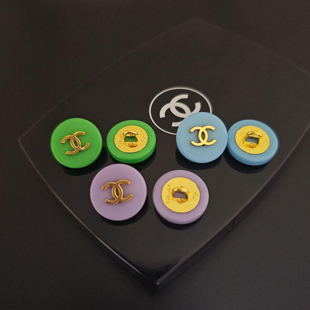 CHANEL ボタン #カラフル6個セット 現物撮影