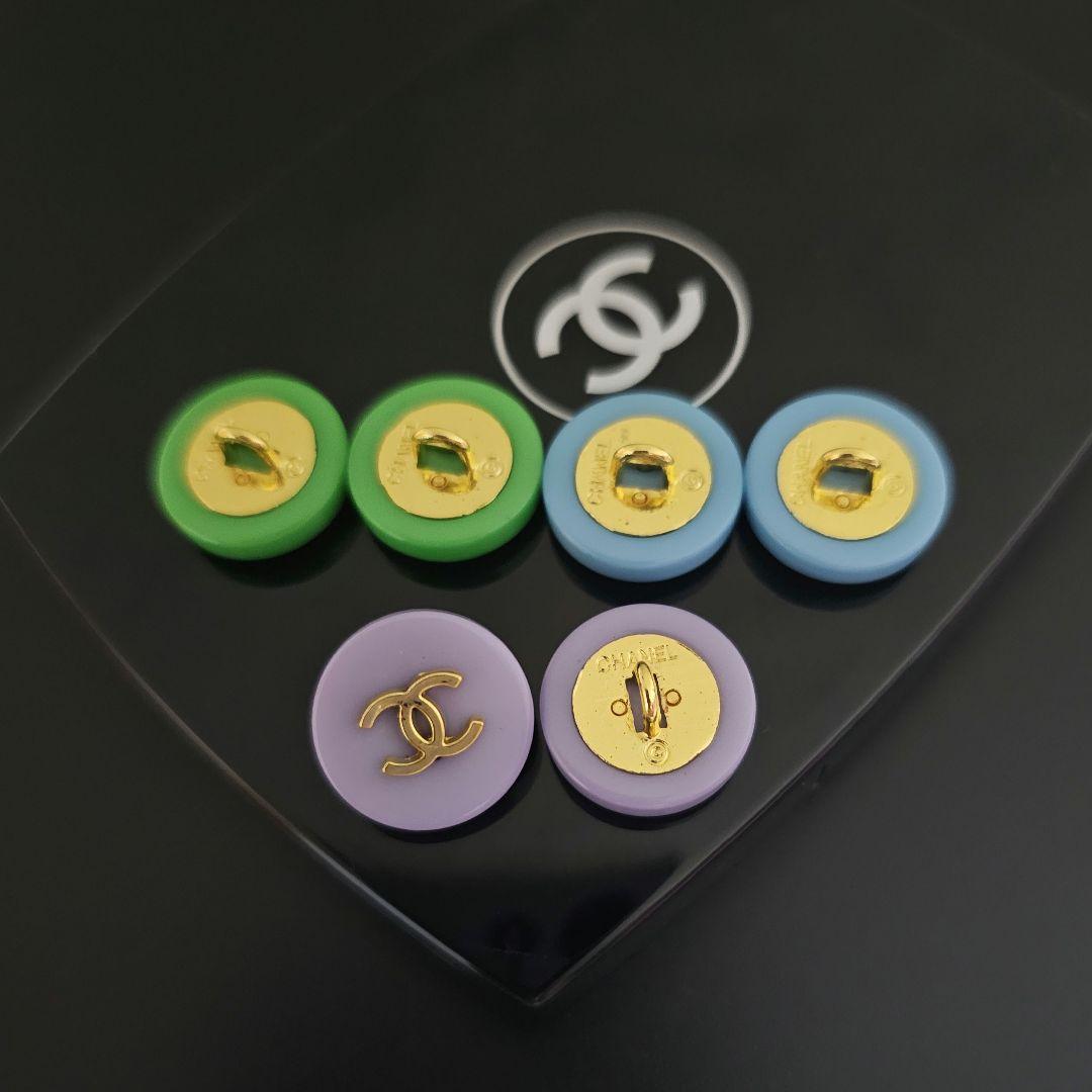 CHANEL ボタン #カラフル6個セット 現物撮影