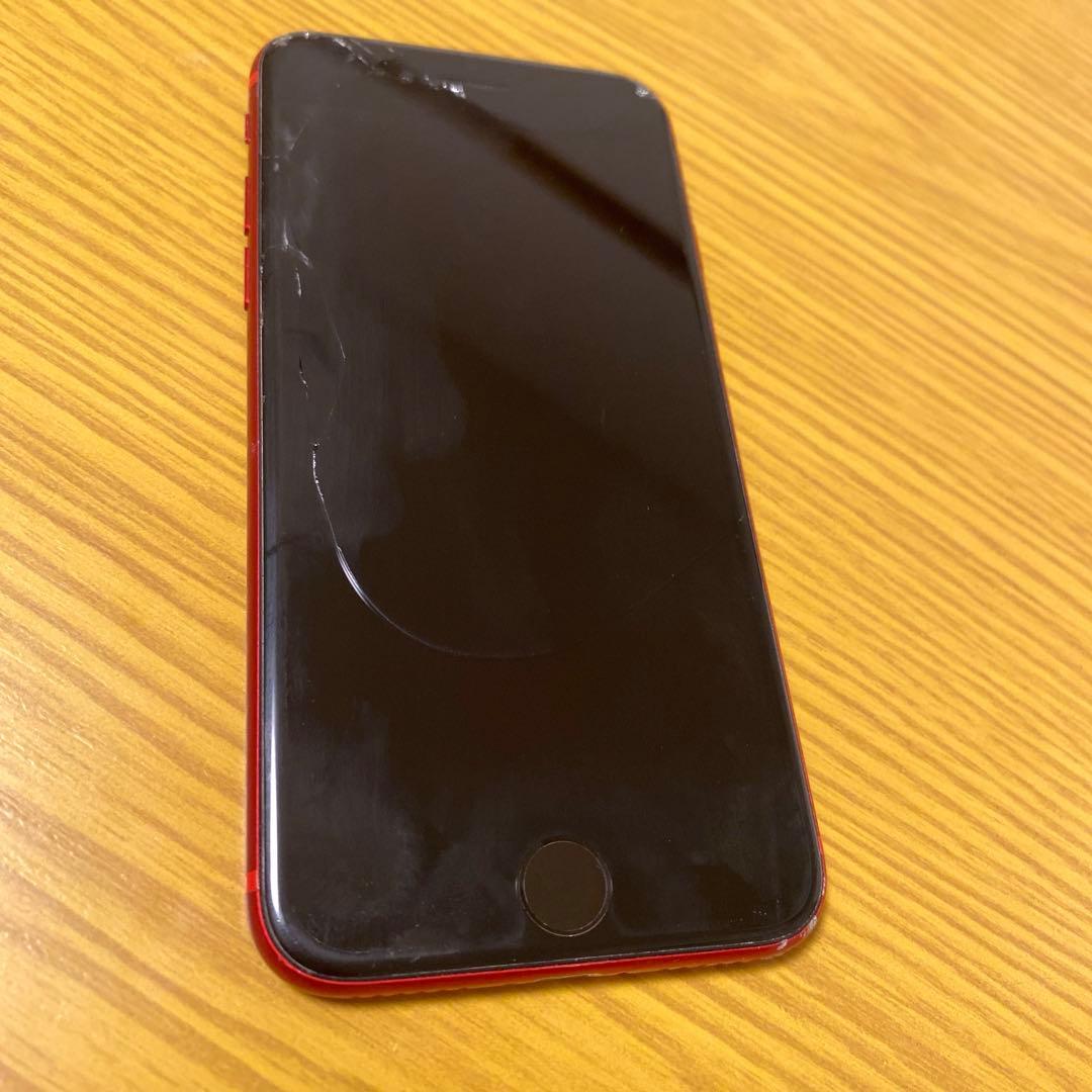 iPhone8PRODUCT(RED) 本体　64GB 画面割れあり　SIM解除
