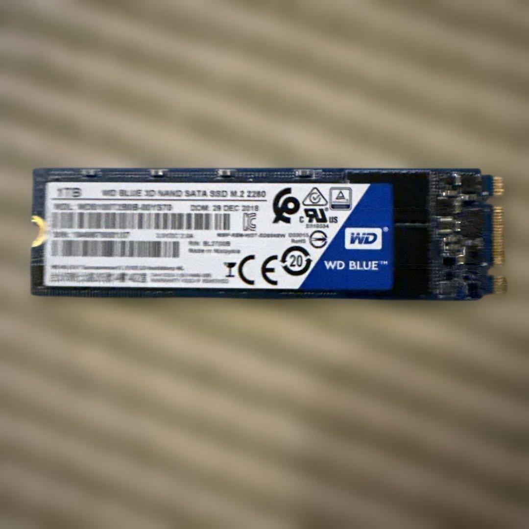 ＷＤBLUE SSD 1TB ケース付き