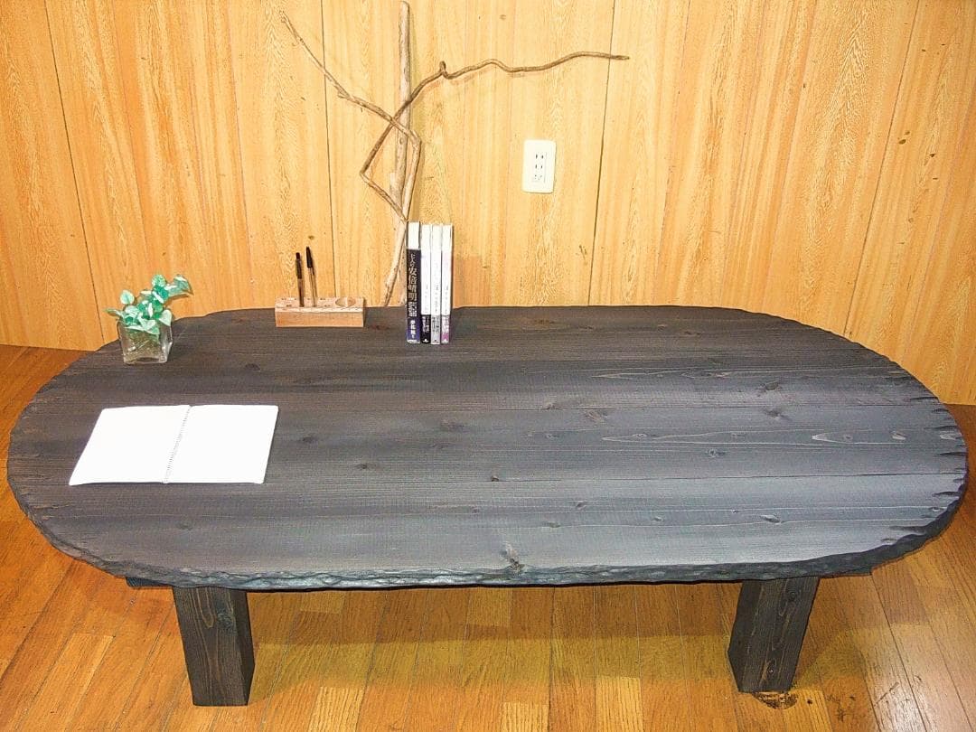 こだわり製作創りたて！大型でモダンな円卓テーブル・丸テーブル