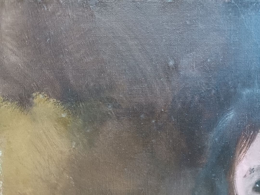 ◆今井隆　「少女」　油彩Ｆ3号　日本美術連盟会員　師：須田国太郎　早逝の画家◆