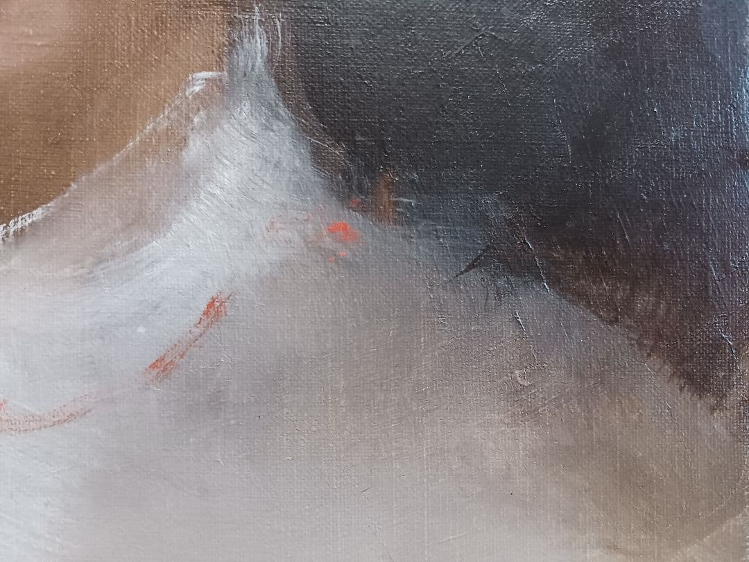 ◆今井隆　「少女」　油彩Ｆ3号　日本美術連盟会員　師：須田国太郎　早逝の画家◆