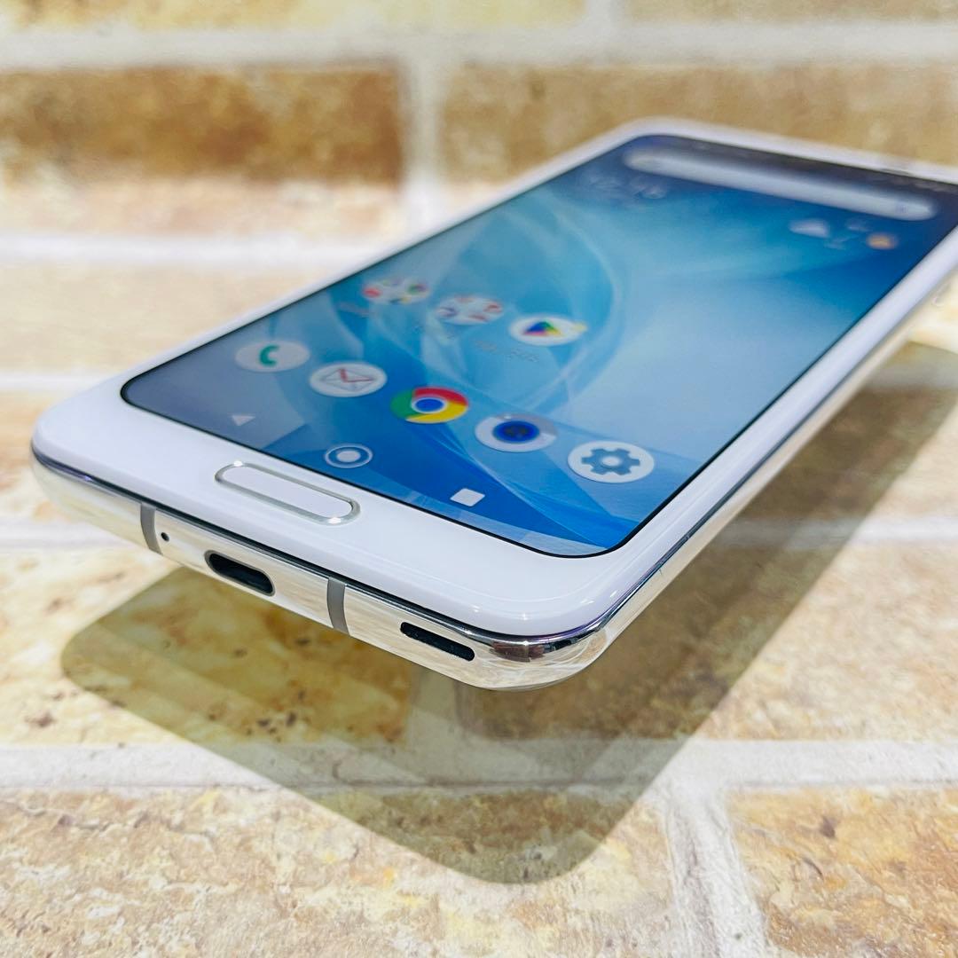 SIMフリー AQUOS R2 64GB プラチナホワイト 電池良好