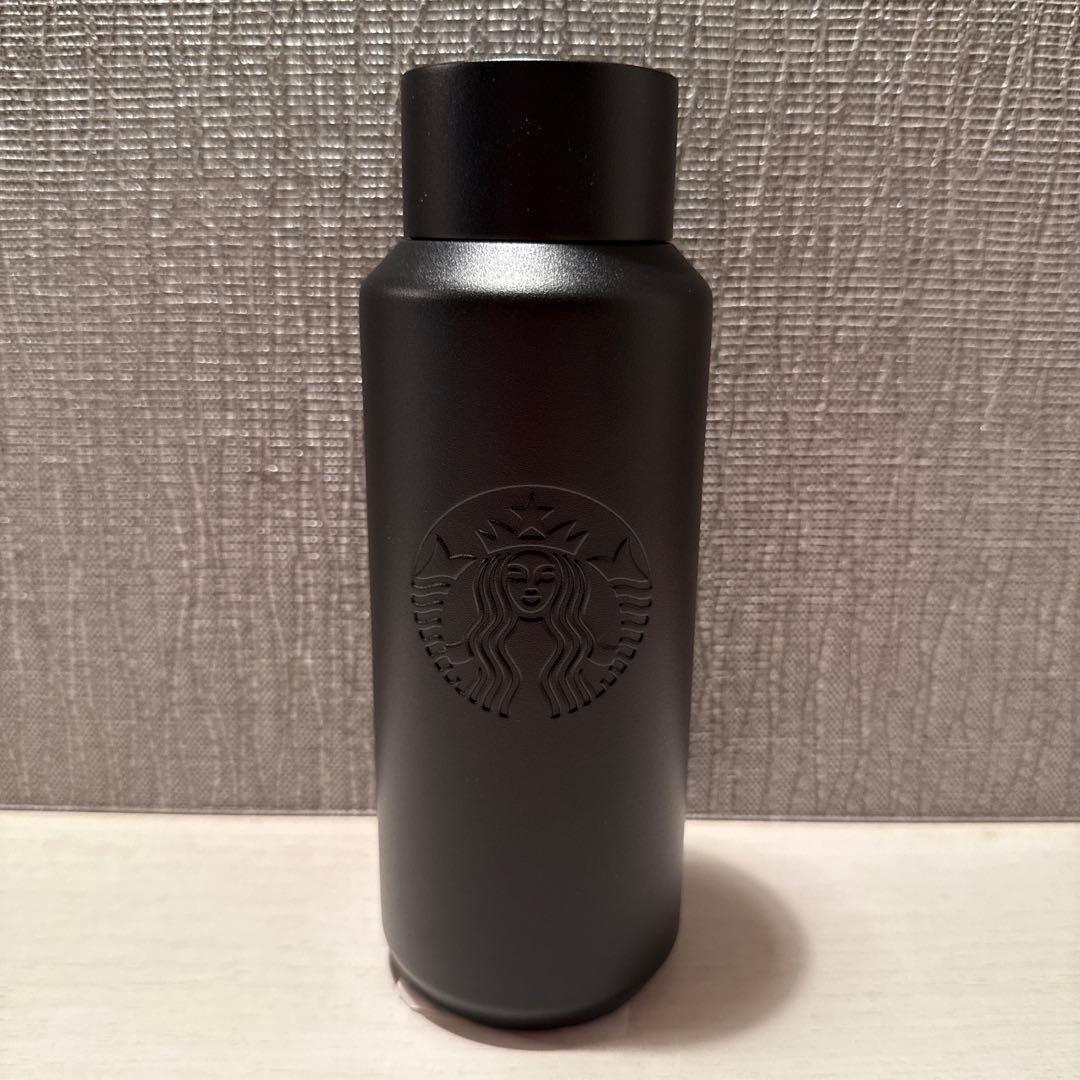 スタバPORTER リサイクルステンレスボトル　マットブラック355ml
