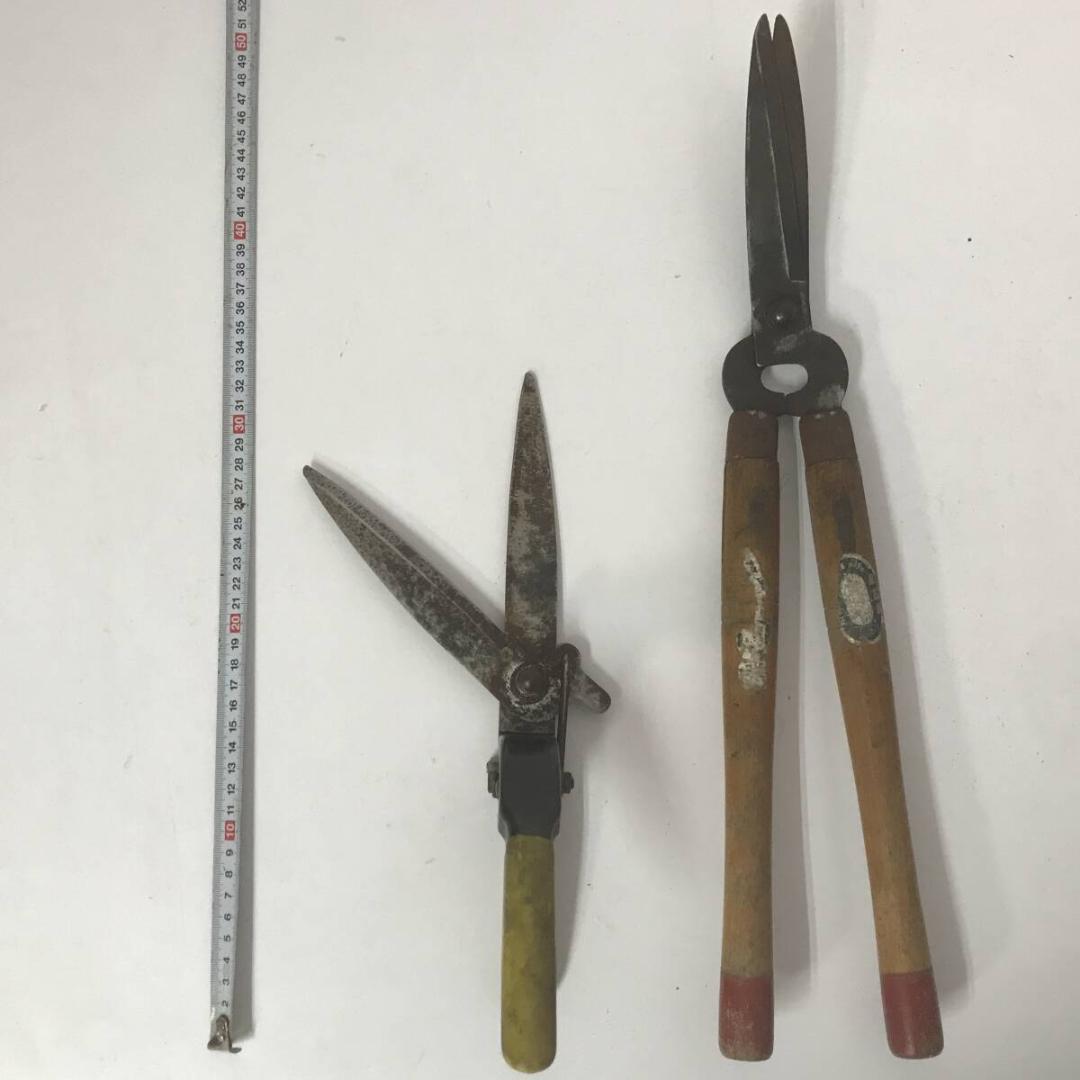 園芸用品 まとめて20点 刈込鋏 草刈鎌 くわ 剪定鋏 メジャー 花鋏