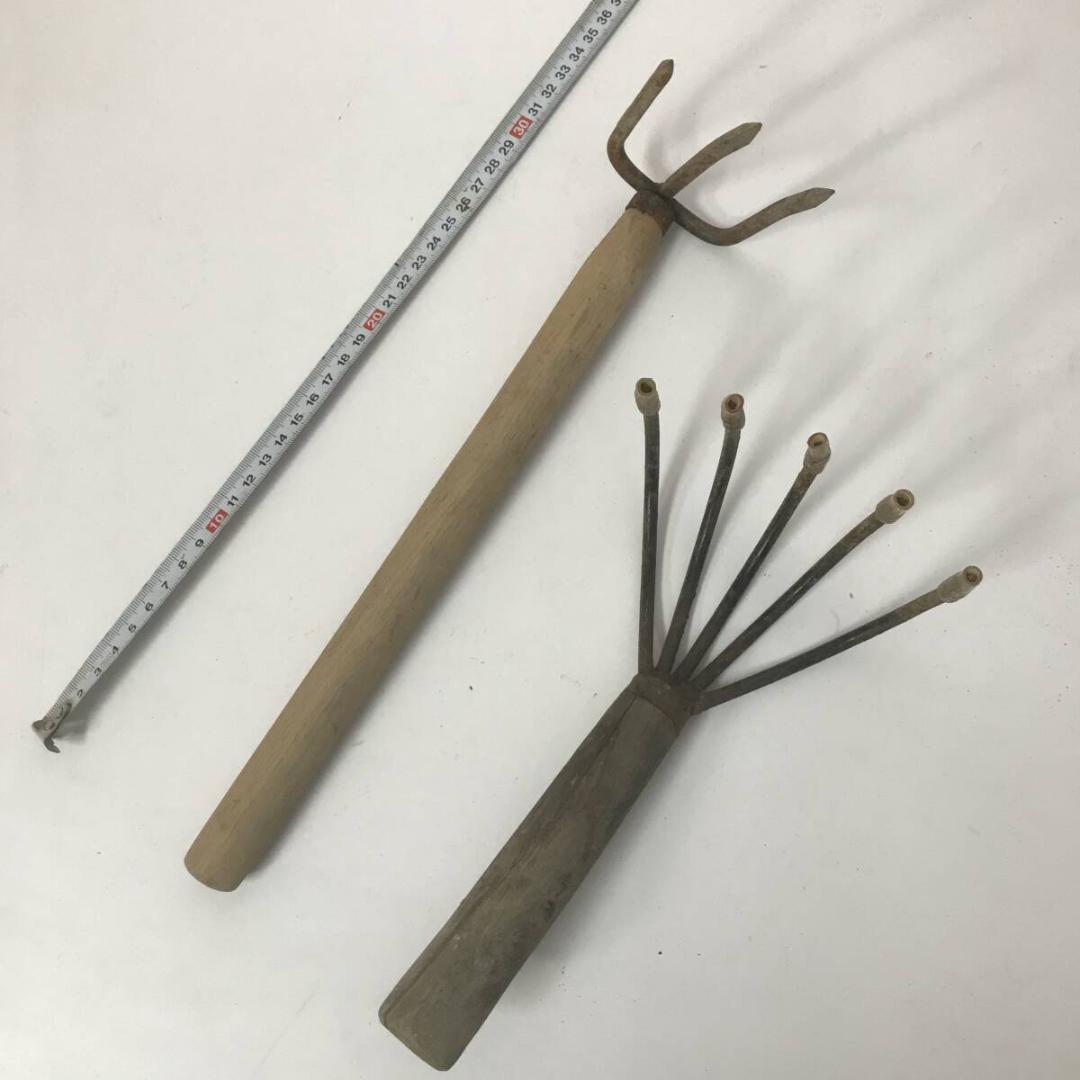 園芸用品 まとめて20点 刈込鋏 草刈鎌 くわ 剪定鋏 メジャー 花鋏