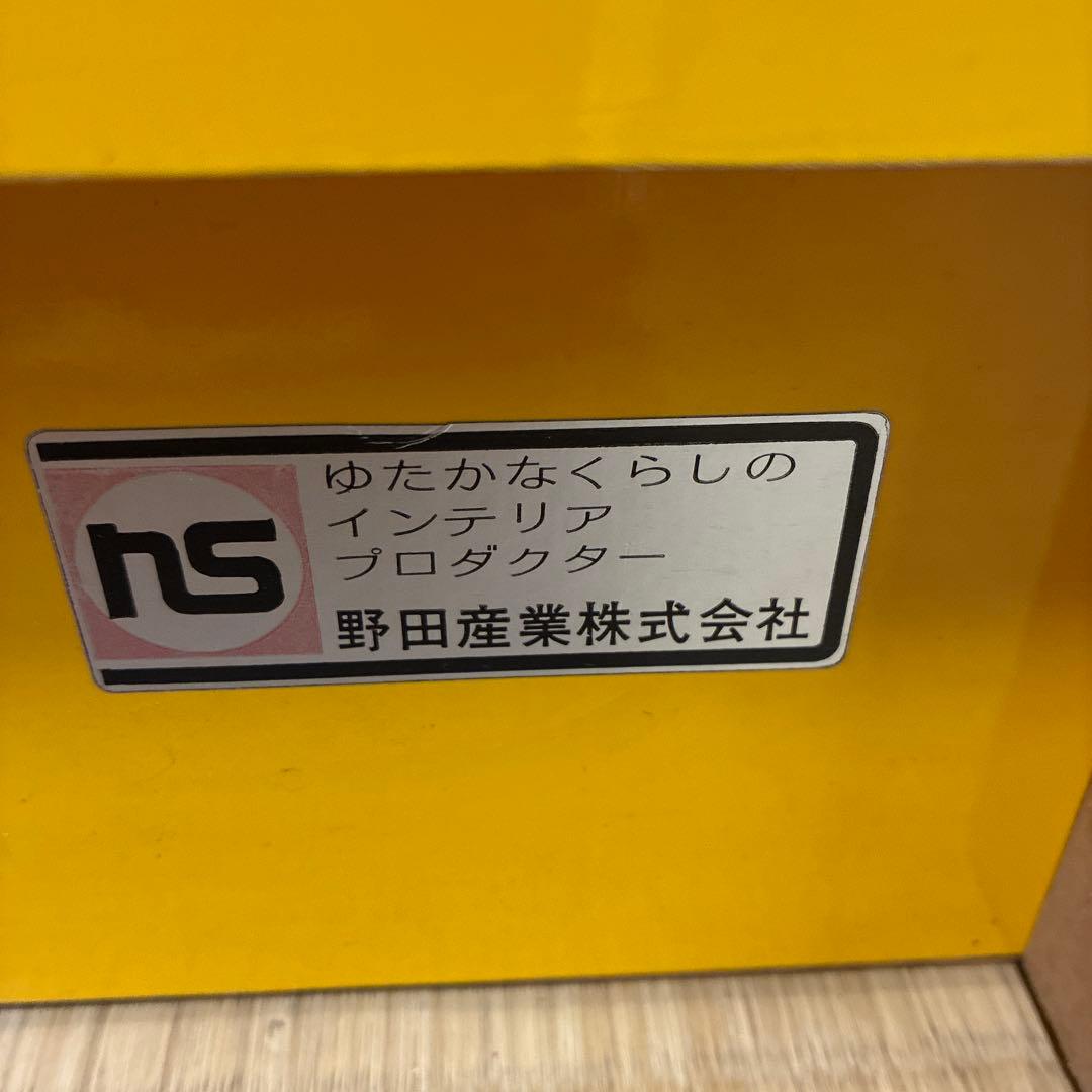 昭和レトロ　アンティーク　タンス　チェスト7段　オレンジイエロー　ポップ