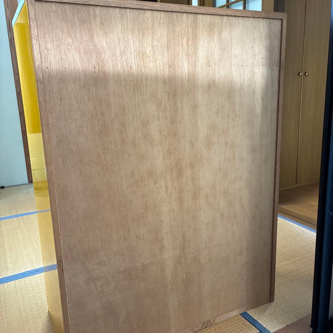 昭和レトロ　アンティーク　タンス　チェスト7段　オレンジイエロー　ポップ