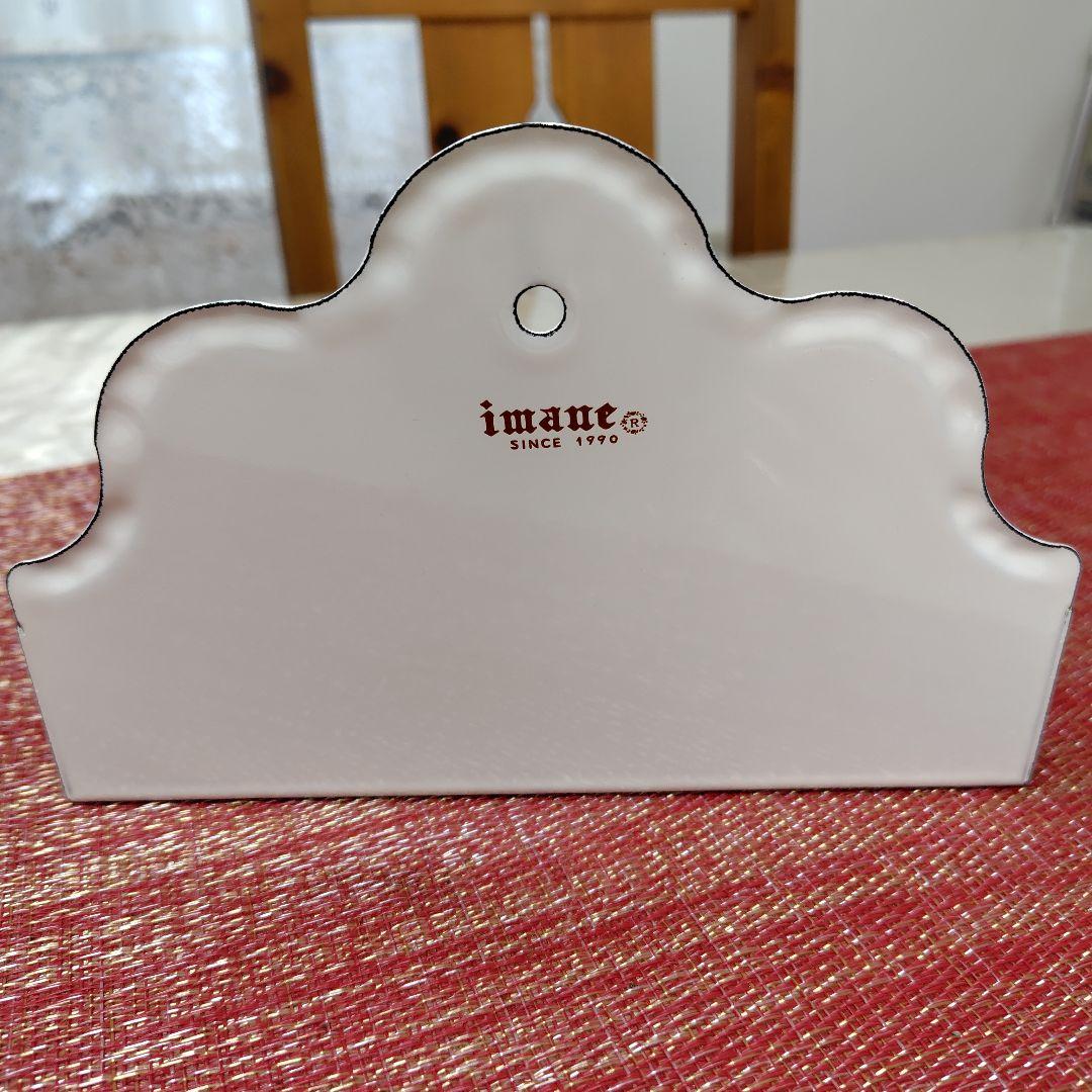 イマン　スカーレットローズ　レターラック　ホーロー　貴重です