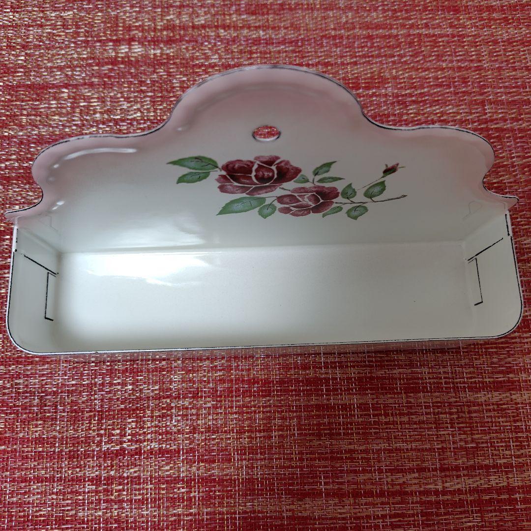 イマン　スカーレットローズ　レターラック　ホーロー　貴重です