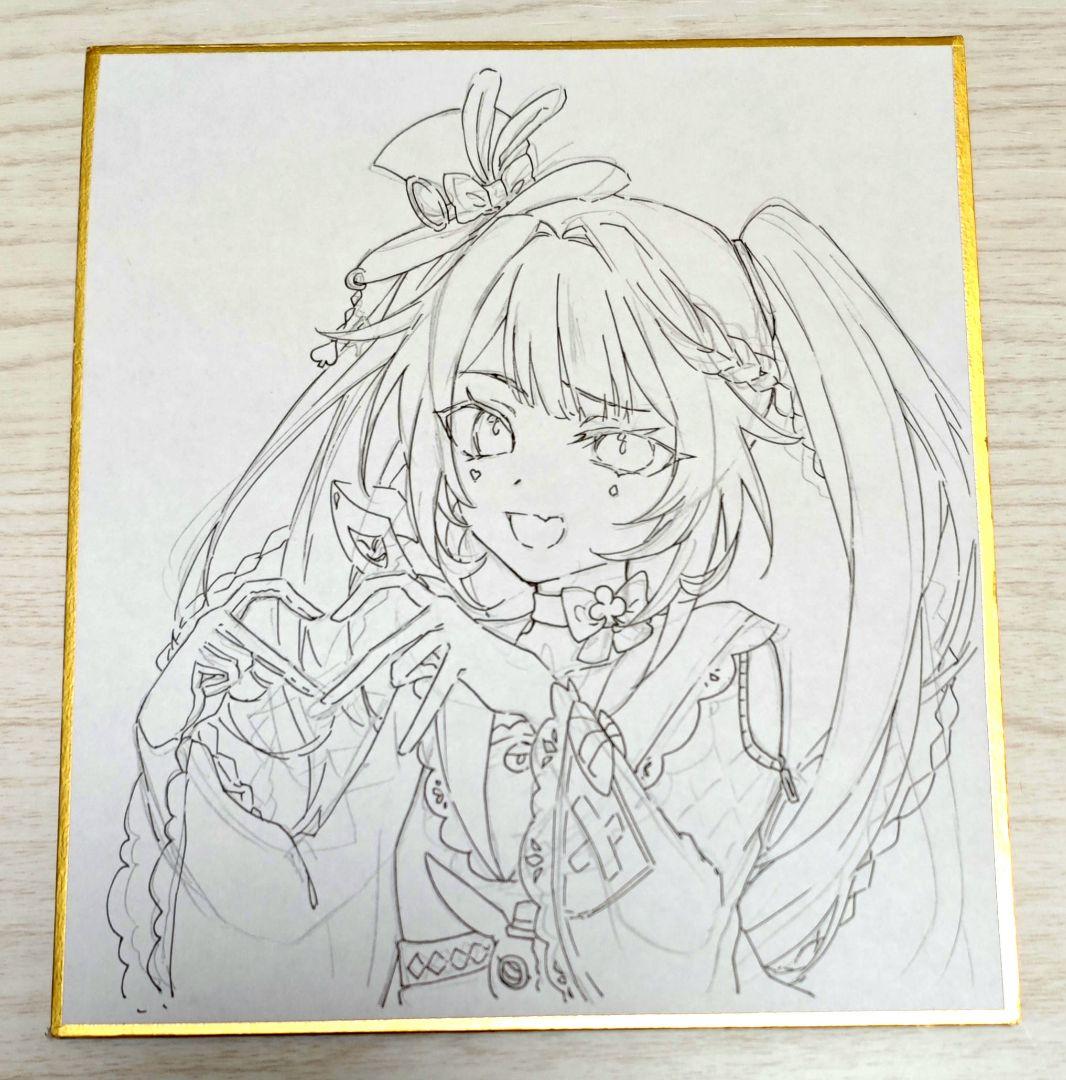 崩壊スターレイル　火花　手描き　色紙イラスト