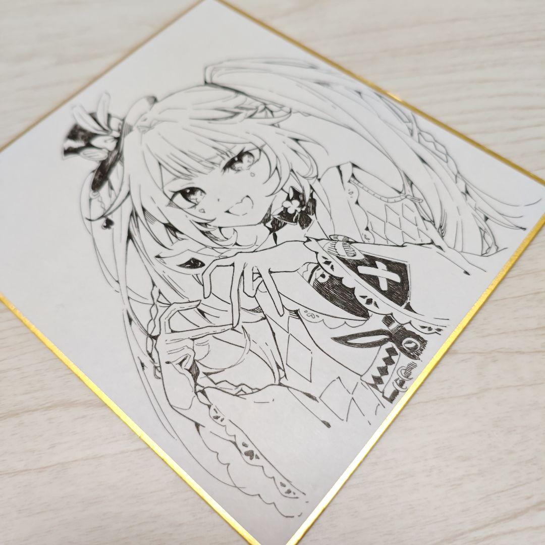 崩壊スターレイル　火花　手描き　色紙イラスト