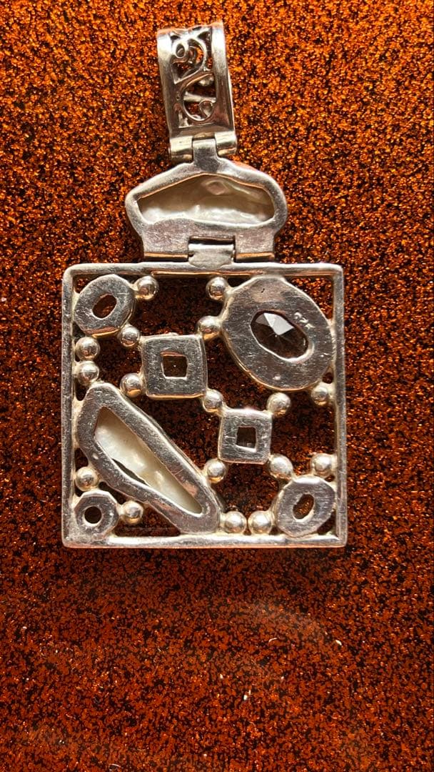 シルバー925 淡水パール ペンダント